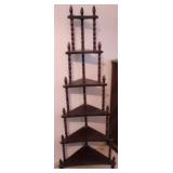 Wood 6-Tier Bookshelf