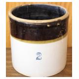 2 Gallon Stoneware Crock