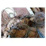 Lot of barbwire & scrap metal
