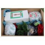 Box lot of assorted items- Christmas