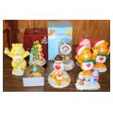 9 pc lot assorted Care Bears