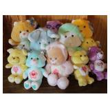 12 pc. lot  assorted Care Bears
