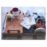 2 Tray Lots Assorted Items