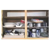 Cabinet Lot Assorted Items