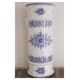Blue/White Umbrella Stand