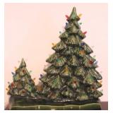 Vintage Lighted Ceramic Christmas Tree