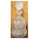 Etched Crystal Decanter