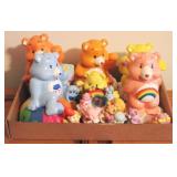 Tray Lot Assorted Care Bear Items
