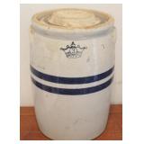 3 Gallon Stoneware Crock with Lid