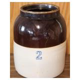 2 Gallon Stoneware Crock