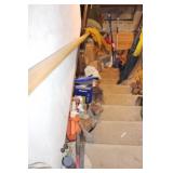 Lot Assorted Items (Left Side of Basement Stairs)