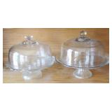 2 pc. Cake Plates with Domes