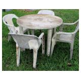 5pc Plastic Outdoor Patio Set