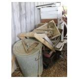 Lot of assorted items- bee boxes & more