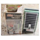 Vintage Coleman Propane Heater with Box