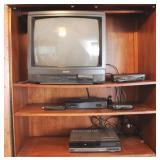 Sylvania 24" Television with VCR and more