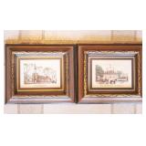 Pair Framed Prints