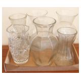 Tray Lot Assorted Vases