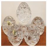 5 pc. Crystal Decorative Eggs