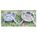 Pair Metal Christmas Tree Stands