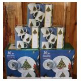 44 pc. Christmas China Set