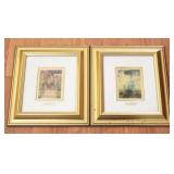 Pair Framed Prints