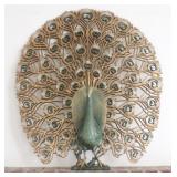 Vintage Peacock Wall Hanging