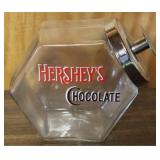 Hersheys Chocolate Glass Store Jar