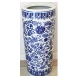 Blue/White Umbrella Stand