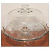 Glass Cake Stand w/ Lid