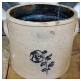 Stoneware Crock- signed- AS IS