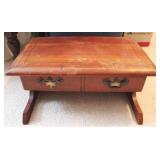 Vintage Wood One-Drawer Lap Desk