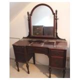 Antique Vanity with Mirror