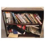 Bookshelf with Assorted Books
