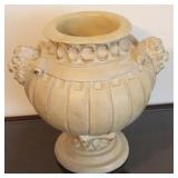 Plaster Lionhead Planter Vase