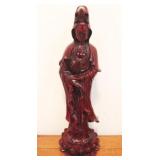Carved Wood Religious Statue