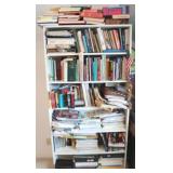 Bookshelf with Assorted Books