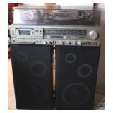 Emerson AM/FM/Cassette/Record Player Stereo