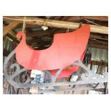 Wood Sleigh Decoration