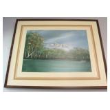 Lee Reynolds Framed Oil on Canvas