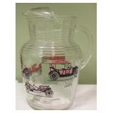 Vintage glass Pitcher