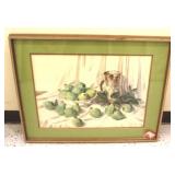 Signed Pear Print