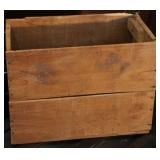 Corned beef wooden crate