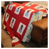 Quilt with people