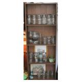 Shelf with jars