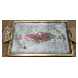 Decorative made in Israel metal tray