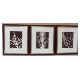 Lot of 3 Framed Art Deco