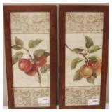 Pair of Framed Fruit Prints
