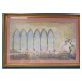 Framed decorative print