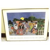 Framed Poster/Advertisement for Detroit